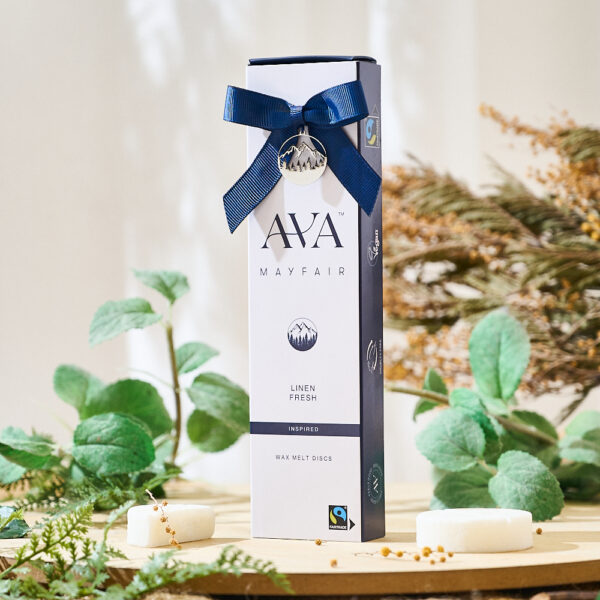 Ava Mayfair Fresh Linen Wax Melt Disc Box