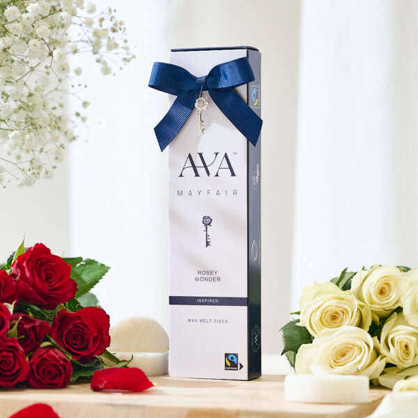 Ava Mayfair Rosey Wonder Wax Melt Disc Box